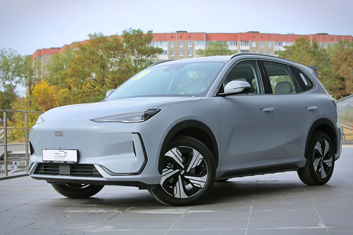 Geely Galaxy E5 — электромобиль, который, вероятно, будут собирать в Беларуси
