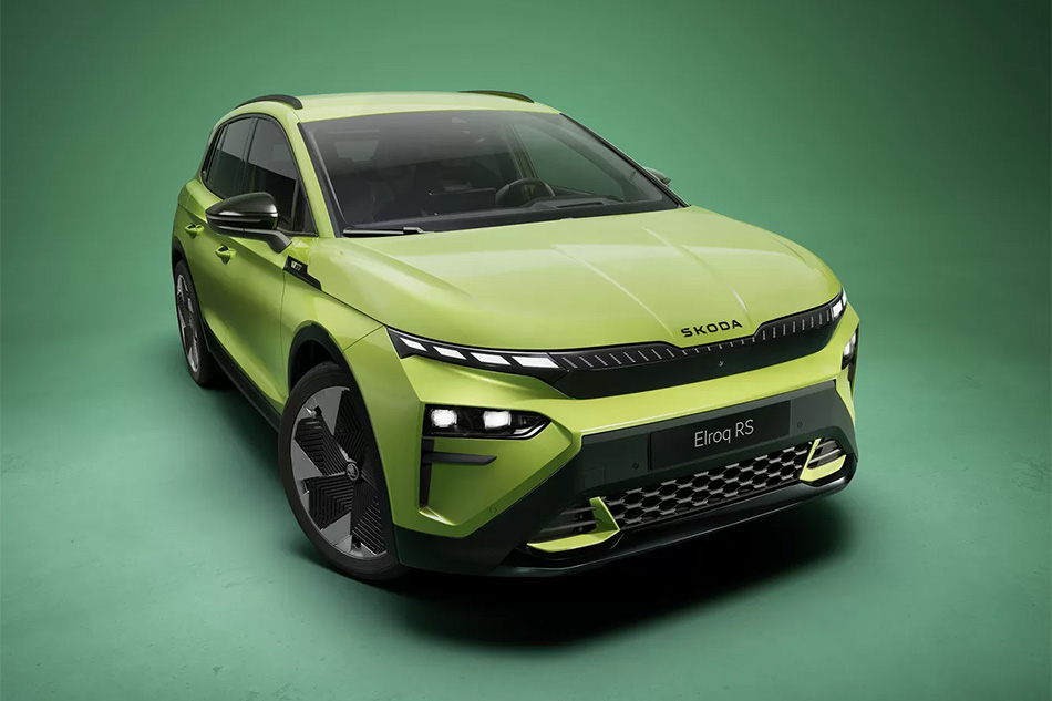 «Горячий» электрический кроссовер Skoda Elroq RS: 340 «лошадок» и полный привод