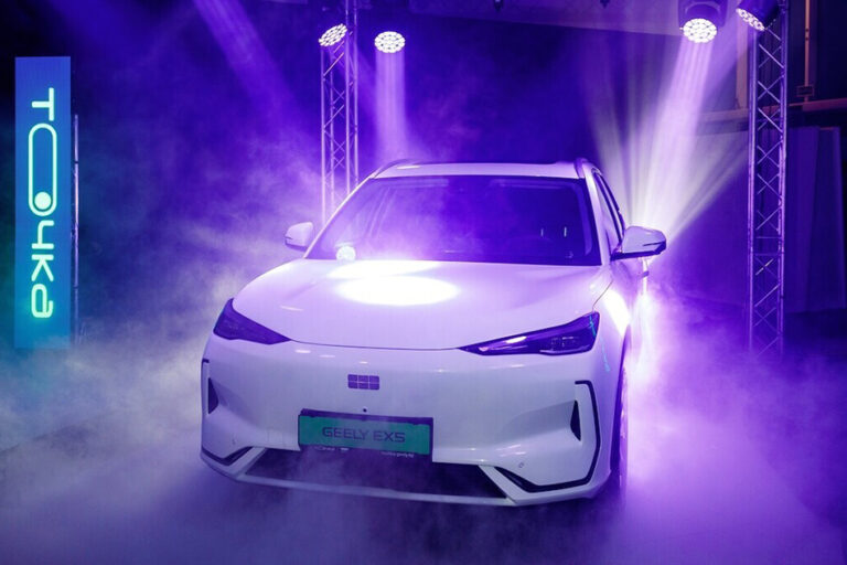 В Минске прошла презентация электромобиля Geely EX5 белорусской сборки