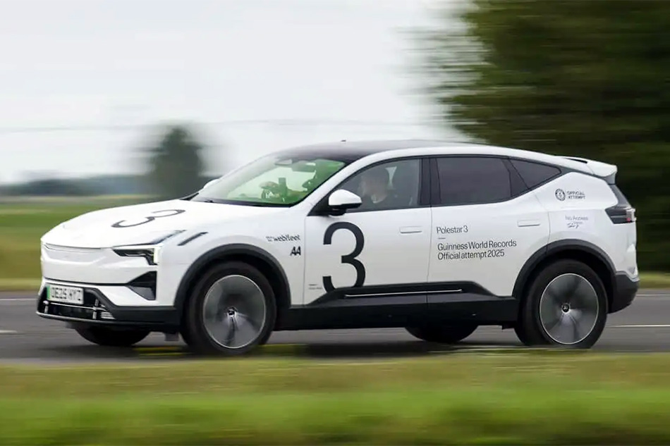 Polestar 3 установил мировой рекорд дальности хода для электрокроссоверов