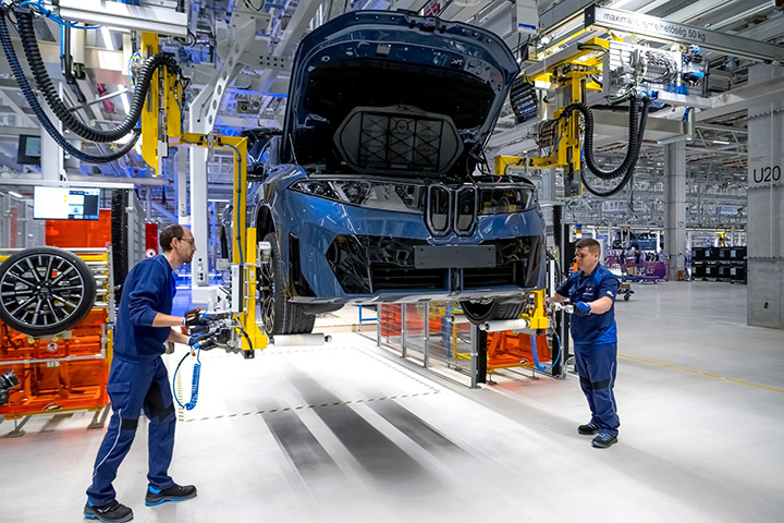 BMW iX3 завод