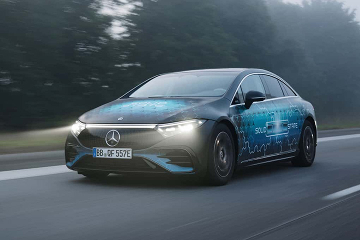 Mercedes-Benz EQS с твердотельной батареей