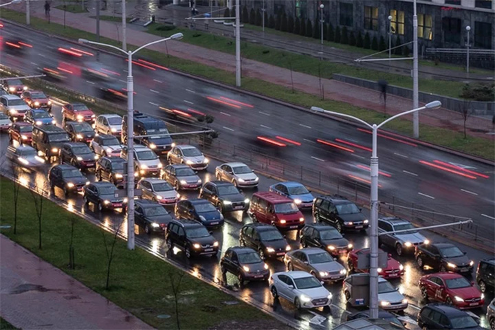 пробки в Минске