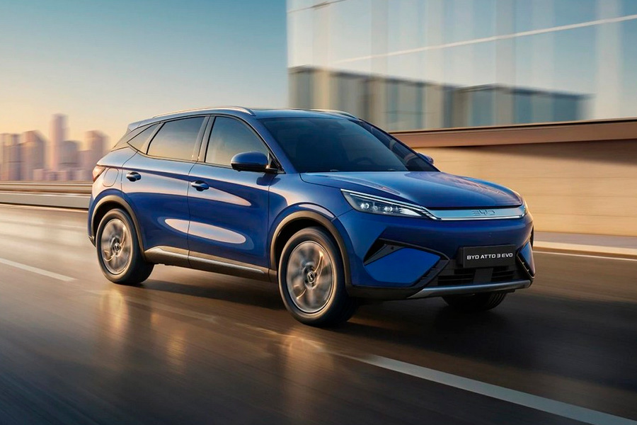 Обновлённый кроссовер BYD Atto 3 Evo для Европы: теперь задний или полный привод