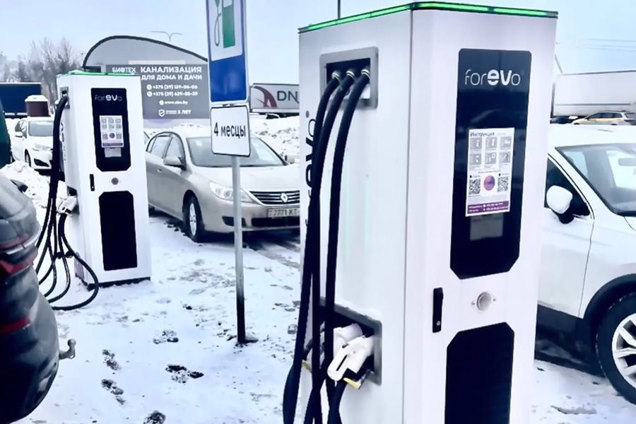 В Беларуси заработали новые электрозарядные станции – адреса недели