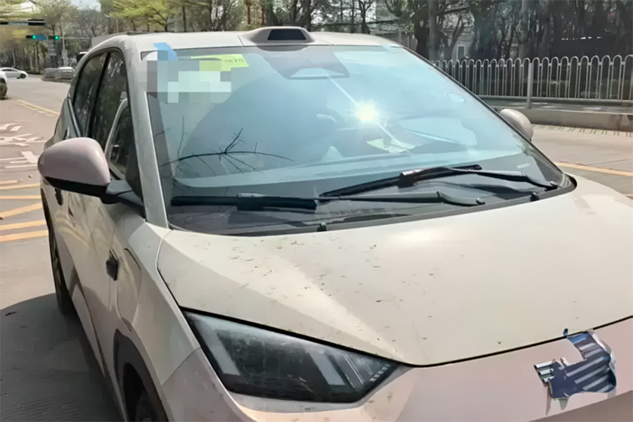 BYD Seagull с лидаром BYD Seagull с лидаром