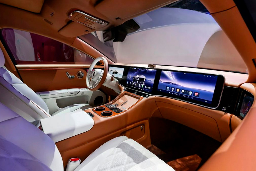Салон стандартного седана Maextro S800 Салон стандартного седана Maextro S800