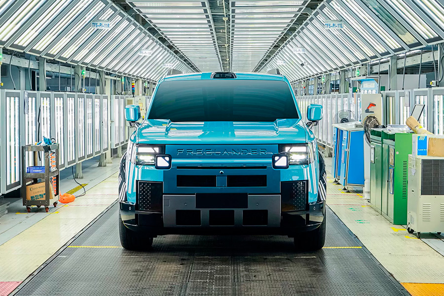 Большой кроссовер Freelander 8 из Китая: старт производства и глобальные амбиции