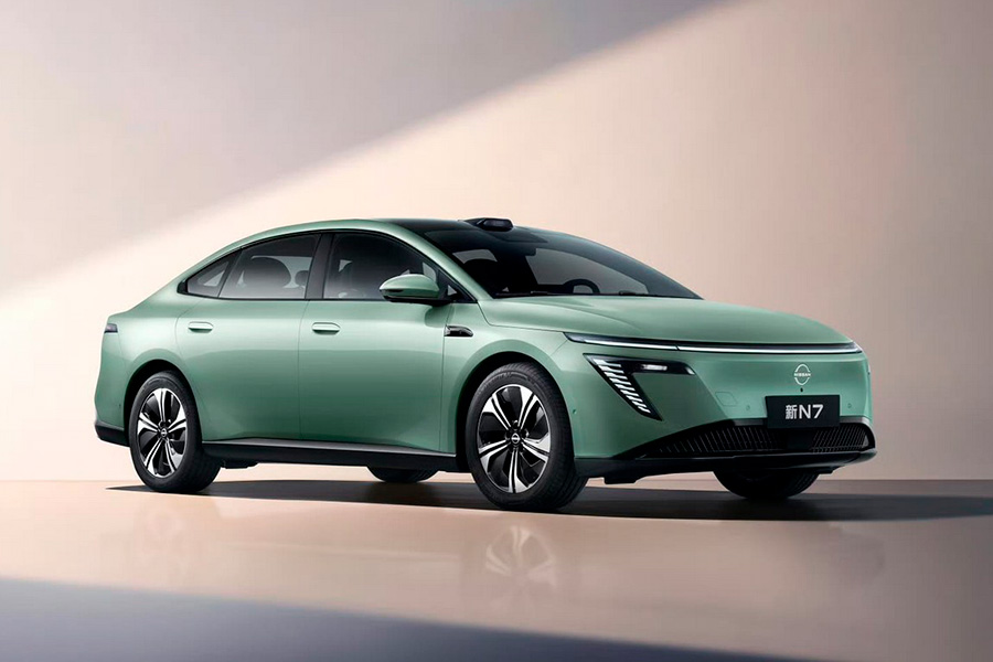 Обновлённый электрический седан Nissan N7 получил «автопилот» с лидаром