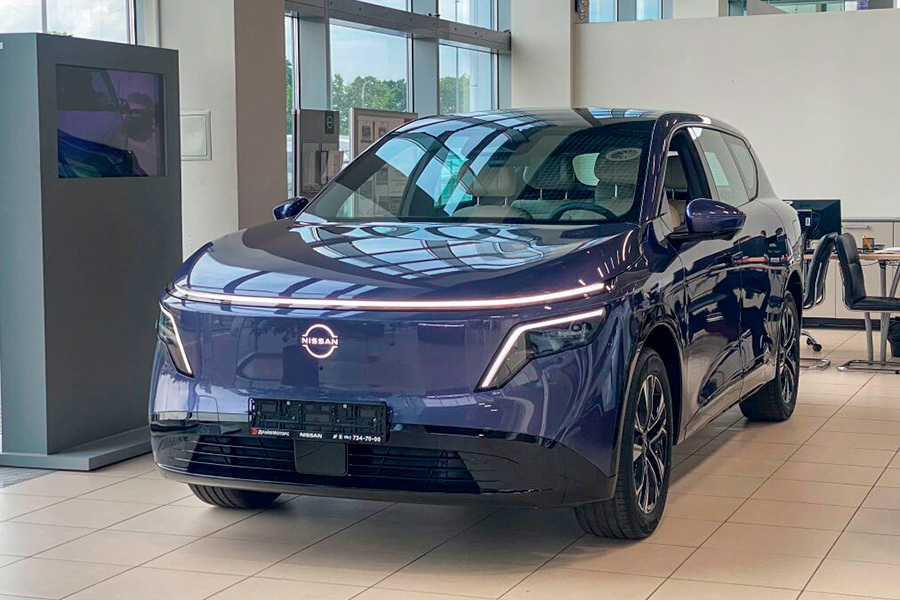 В Беларусь привезли электрический кроссовер Nissan NX8