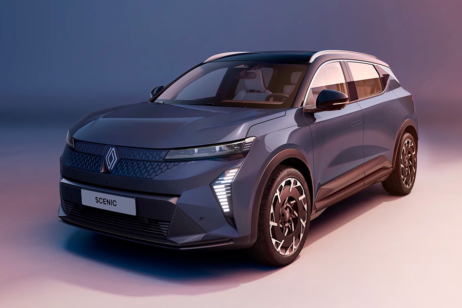Электрический кроссовер Renault Scenic стал дальнобойнее и технологичнее